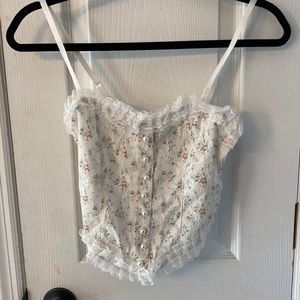 Corset crop top